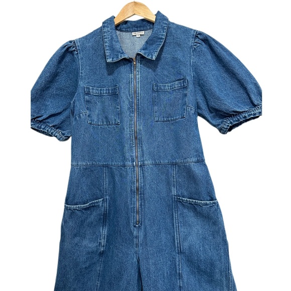 THE ODELLS Tamil  Denim Jumpsuit INDIGO SIZE 10 - Picture 9 of 15